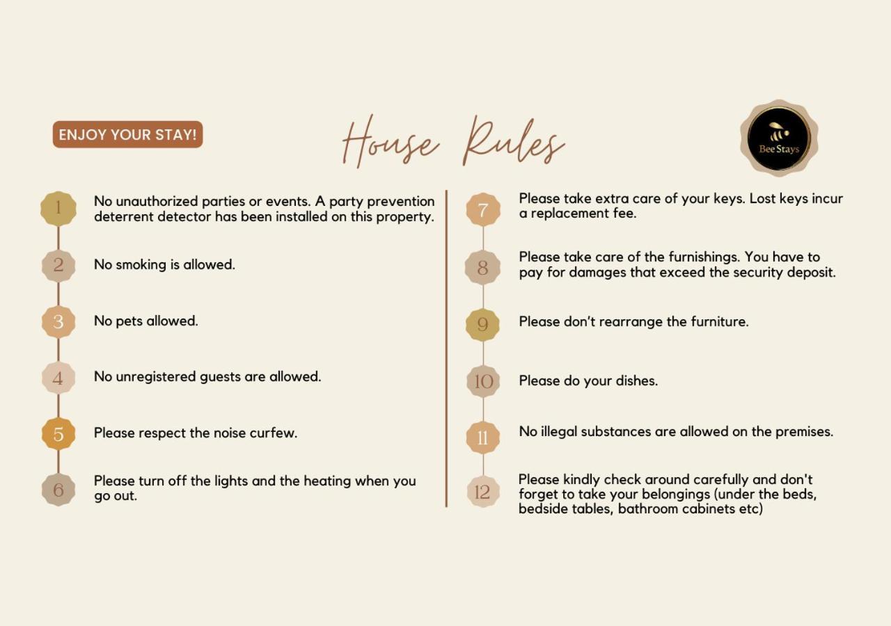Bee Stays - Maliston House Great Sankey Dış mekan fotoğraf
